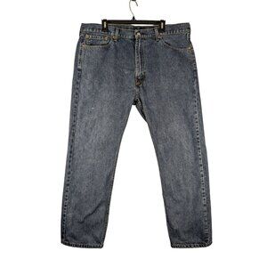 Levis 505 Regular‎ Fit Jeans Mens 40x30 Blue Straight Leg Medium Wash Denim
